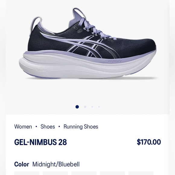 Asics Gel-Nimbus 28 Womens Running Sz 8 1012B899-402 New without Box
